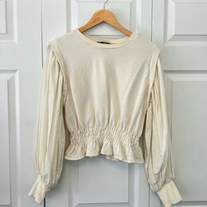 Cream Blouse